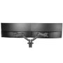 Mars Gaming MARM-PRO2 Soporte de Mesa Dual para 2 Monitores con Brazos de Muelle de Gas, Giratorio e Inclinable 360°, VESA 75/100mm, para Pantallas 13-32" hasta 10kg
